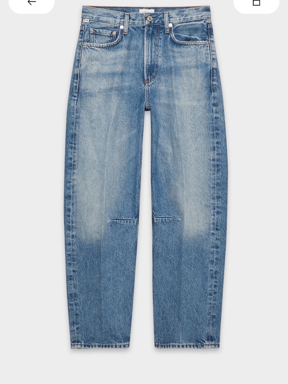 Citizens Of Humanity Light Blue Washed Flare Jeans - Picture 1 of 5